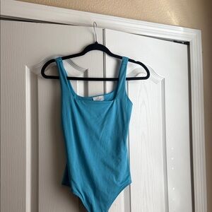 Elegant Blue Women's Bodysuit